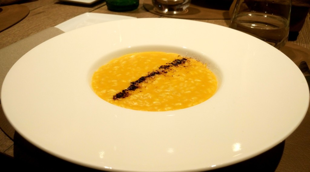 Risotto zucca liquirizia Hackert