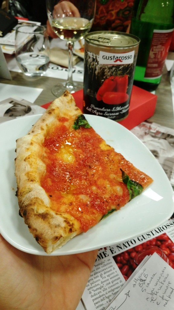 la pizza con Gustarosso