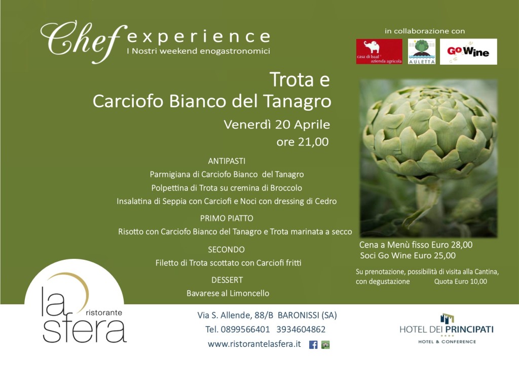 CENA ANTEPRIMA BIANCO TANAGRO